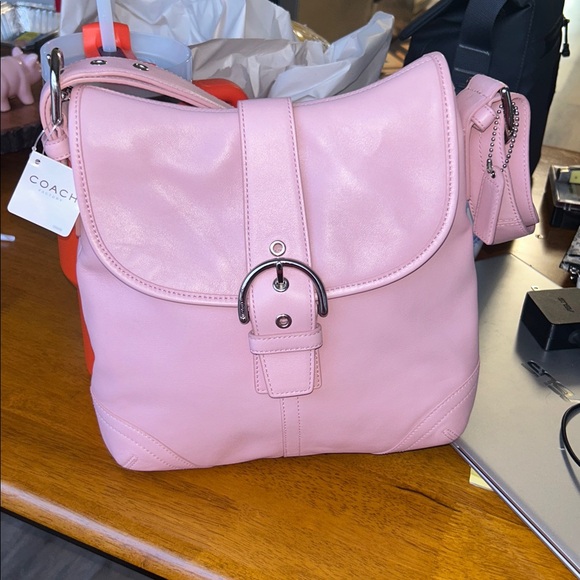 Vintage Coach Soho Pink Duffle - Picture 1 of 5